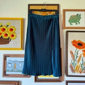 ModCloth Velvet Midi Slit Skirt L